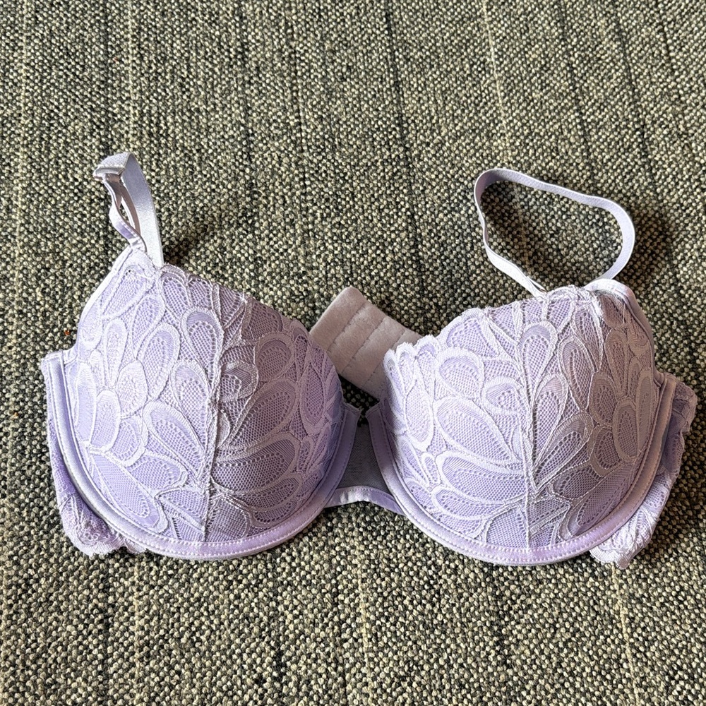 Savage X Fenty Lilac Lace Bra